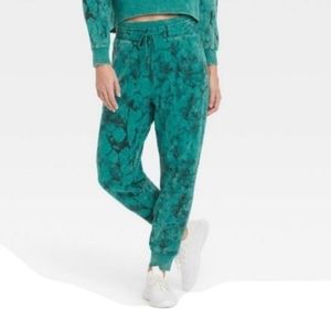 Joy Lab Jade/Black Sweatpants - Size L